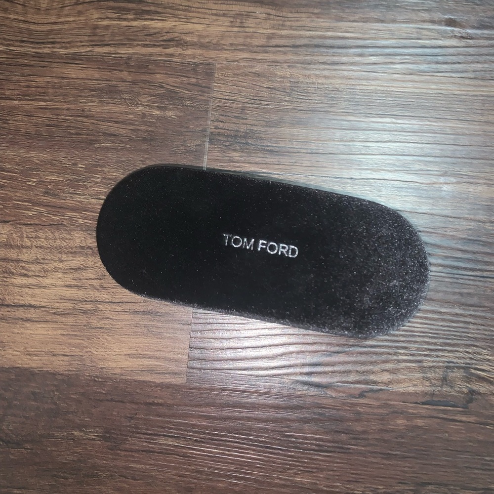 Tom Ford Black Sun glasses blue Lens aviator model tom ford velvet case ! (NEW)